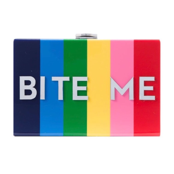 Milly Handbags - 📸🆕 Milly ψ Bite Me Acrylic Box Clutch Bag ψ 🌈